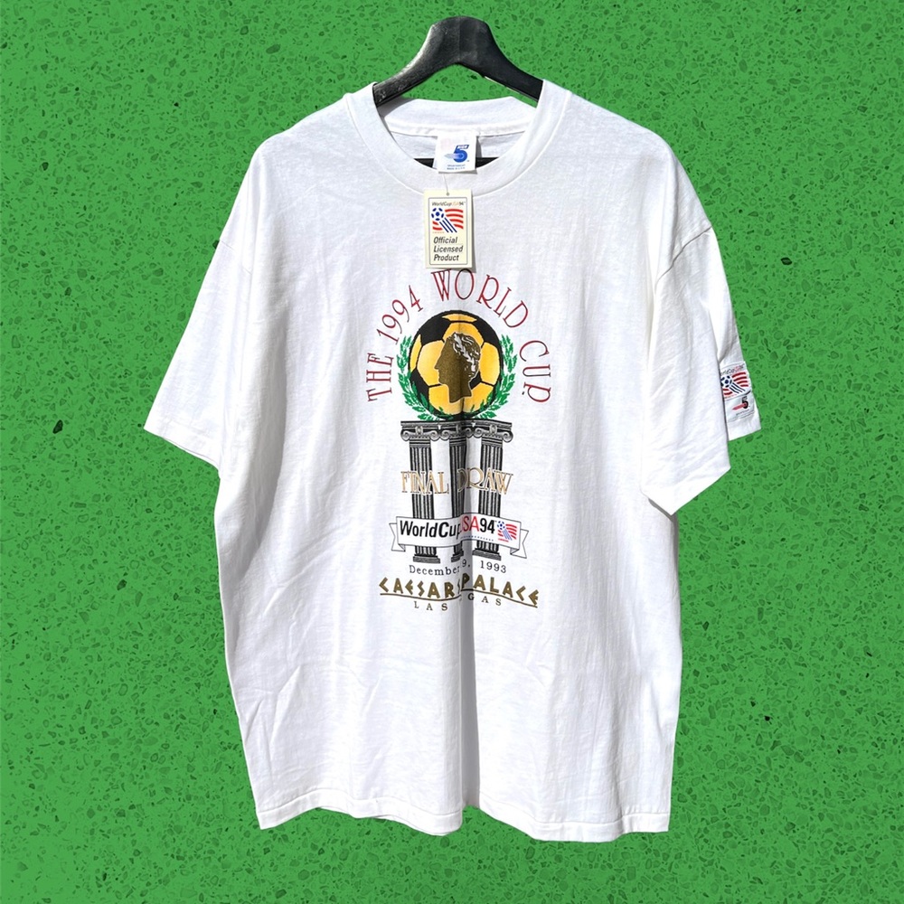 1993 Caesars Palace x FIFA World Cup “Final Draw” graphic tee ⚽️